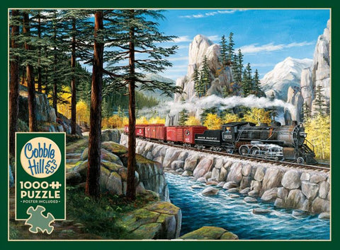 COBBLE HILL Rounding the Horn (Steam Locomotive) Puzzle (1000pc)