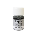 VALLEJO 35ml Bottle Metallic Liquid Silver Model Color