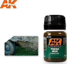 AKI Fresh Mud Enamel Paint 35ml Bottle