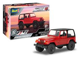 REVELL  1/25 Jeep Wrangler Rubicon (Red) (Snap)