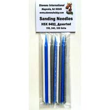 HOBBY STIX Sanding Needles (3ea of 3 diff grits/Bag)