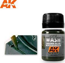 AKI Brown Blue Wash Enamel Paint 35ml Bottle