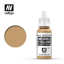VALLEJO 17ml Bottle Tan Yellow Model Color