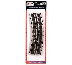 ATLAS HO Code 83 15" Radius Curved Snap Track (6)