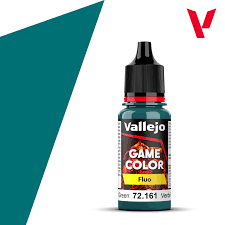 VALLEJO 18ml Bottle Cold Green Fluorescent Game Color