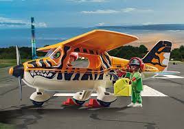 PLAYMOBIL Air Stunt Show Tiger Propeller Plane
