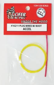 GOFER 1/24-1/25 Accel Plug Wire 2ft. w/Boot
