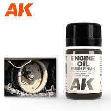 AKI Engine Oil Glossy Enamel Paint 35ml Bottle