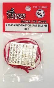 GOFER 1/24-1/25 Photo-Etch Red Seatbelt
