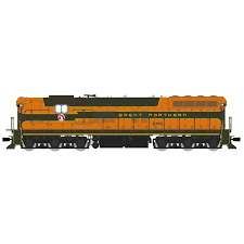 BROADWAY LIMITED HO EMD SD9, Great Northern (Simplified Empire Builder) #580 (Equipped with Paragon3 Sound/DC