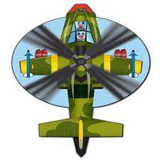WindNSun FlightZone  Nylon Kite - Attack Copter 54"