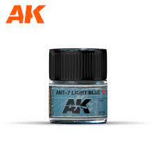 AKI Real Colors: AMT7 Light Blue Acrylic Lacquer Paint 10ml Bottle