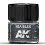 AKI Real Colors: Sea Blue Acrylic Lacquer Paint 10ml Bottle