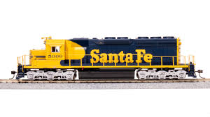 BROADWAY LIMITED HO EMD SD40 Santa Fe ATSF 5010 Stealth DC