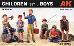 AFV 1/35 Children Set 1: Boys (6)