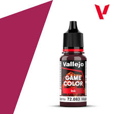 VALLEJO 18ml Bottle Magenta Ink Game Color