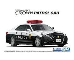 AOSHIMA 1/24 2016 Toyota GRS214 Crown Police Car