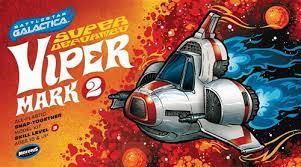 MOEBIUS Battlestar Galactica SD: Colonial Viper Mk II Fighter Snap