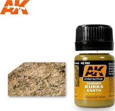 AKI Summer Kursks Earth Ochre Wash Enamel Paint 35ml Bottle