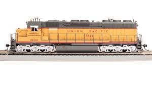 BROADWAY LIMITED HO EMD SD45, UP #21, Yellow & Gray, Paragon4 Sound/DC/DCC