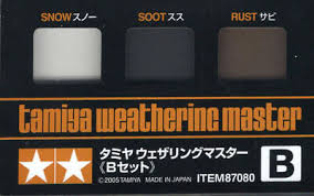TAMIYA Weathering Set B: Snow, Soot & Rust