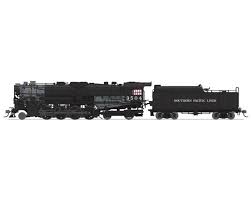 BROADWAY LIMITED HO Southern Pacific 2-8-4 Berkshire, T1a #3504, 4-axle Tender, Paragon4 Sound/DC/DCC, Smoke