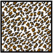 SCALE MOTORSPORT 1/24 Leopard Animal Hide on Clear Upholstery Pattern Decal
