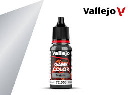 VALLEJO 18ml Bottle Metallic Chainmail Silver Game Color