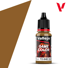 VALLEJO 18ml Bottle Leather Brown Game Color