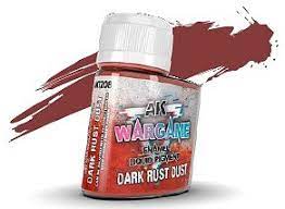 AKI Wargame Liquid Pigment: Dark Rust Dust Enamel 35ml Bottle