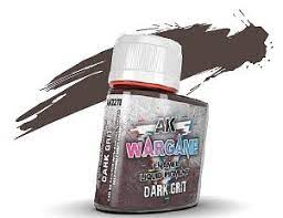 AKI Wargame Liquid Pigment: Dark Grit Enamel 35ml Bottle