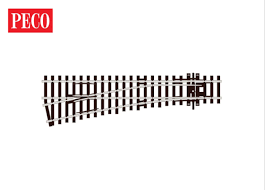 PECO HO Code 100 Electrofrog Medium Radius RH Turnout