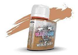 AKI Wargame Liquid Pigment: Medium Earth Enamel 35ml Bottle