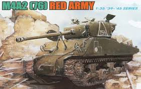DRAGON MODELS 1/35  M4A2 RED ARMY TANK