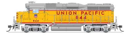 BROADWAY LIMITED HO EMD GP30 Union Pacific "Present Day" UP 844 Paragon4