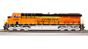 BROADWAY LIMITED N BNSF 6329, Swoosh Scheme, Paragon4 Sound/DC/DCC