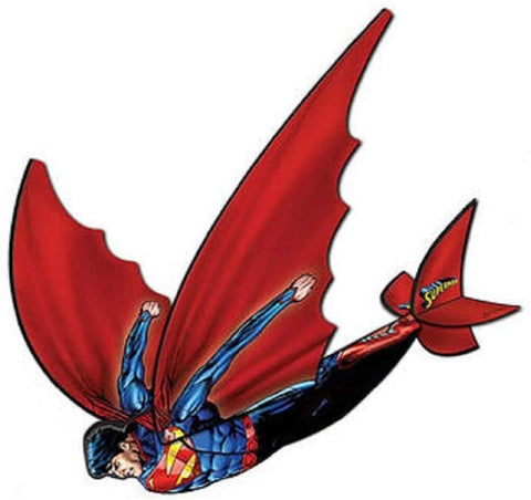 X Kites FlexWing 3-D Nylon Glider 16 Inch Wide Superman