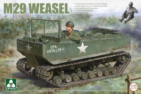 TAKOM 1/35 M29C Weasel Tracked Vehicle w/Figure
