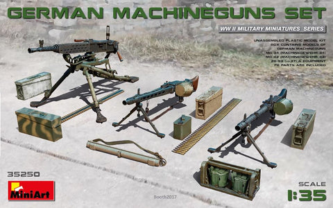 MINIART	1/35 WWII German Machine Guns & Equipment