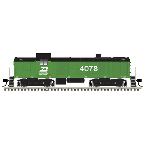 ATLAS N Master ALCo RS-3, Silver, Standard DC, Burlington Northern #4078