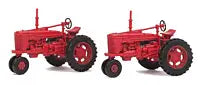 WALTHERS Farm Tractor 2-Pack - Assembled -- Red
