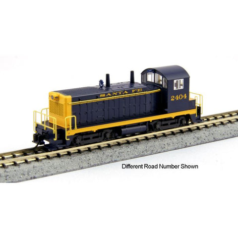 KATO N Scale EMD NW2 Switcher, ESU LokSound 5 DCC, Santa Fe ATSF #2414