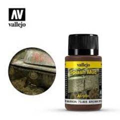 VALLEJO 40ml Bottle Brown Splash Mud Weathering Effect