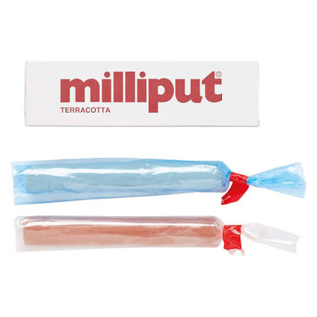 MILLIPUT 2-Part Self Hardening Putty Terracotta