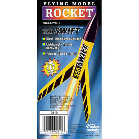 ESTES ROCKET 220 Swift Mini Kit Skill Level 1