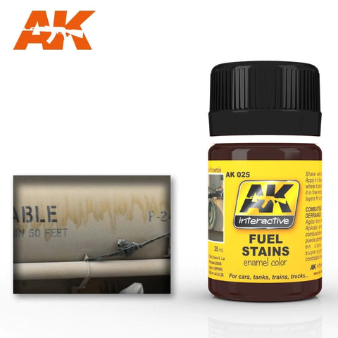 AKI Fuel Stains Enamel Paint 35ml Bottle