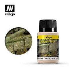 VALLEJO 40ml Bottle Light Brown Splash Mud Weathering Effect