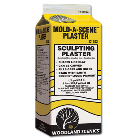WOODLAND SCENICS Mold-A-Scene Plaster