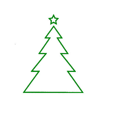 CHRISTMAS TREE NEON-LIKE  SIGN