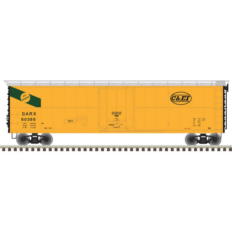 HO 50' GARX REEFER C&EI #50351